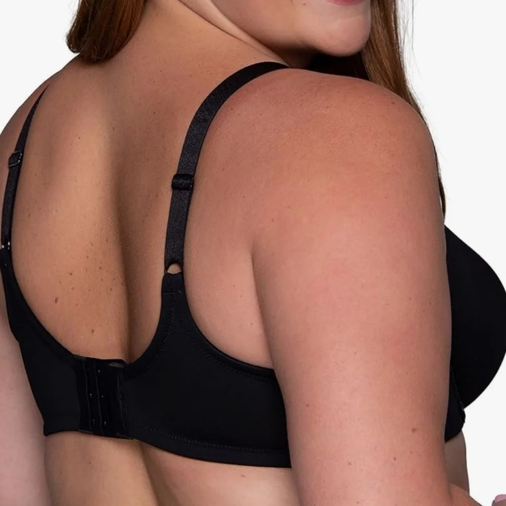 Vanity Fair Beauty Back Full Figure Underwire Minimizer 76080 34H Mid Black